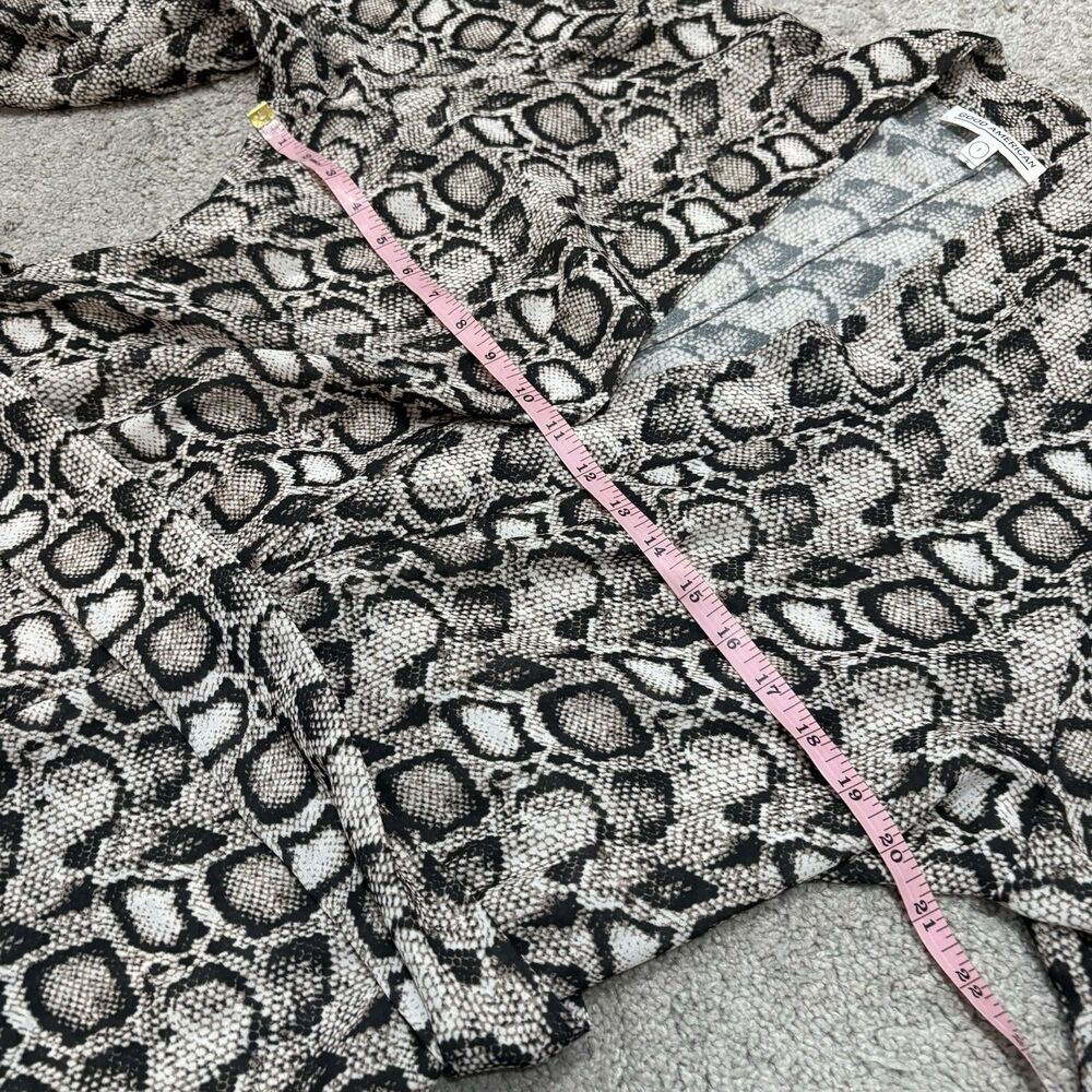 Good American Python Robe Cover Up Wrap Dress Size 1 Snake - Picture 11 of 13